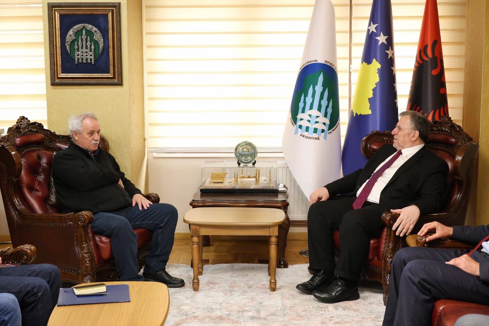 Takim i frytshëm mes Kryetarit të Komunës së Fushë-Kosovës dhe Kryetarit të Bashkësisë Islame të Kosovës